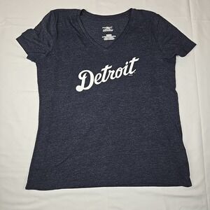 Detroit Tigers MLB Genuine Merchandise Women's XL Navy V-neck‎